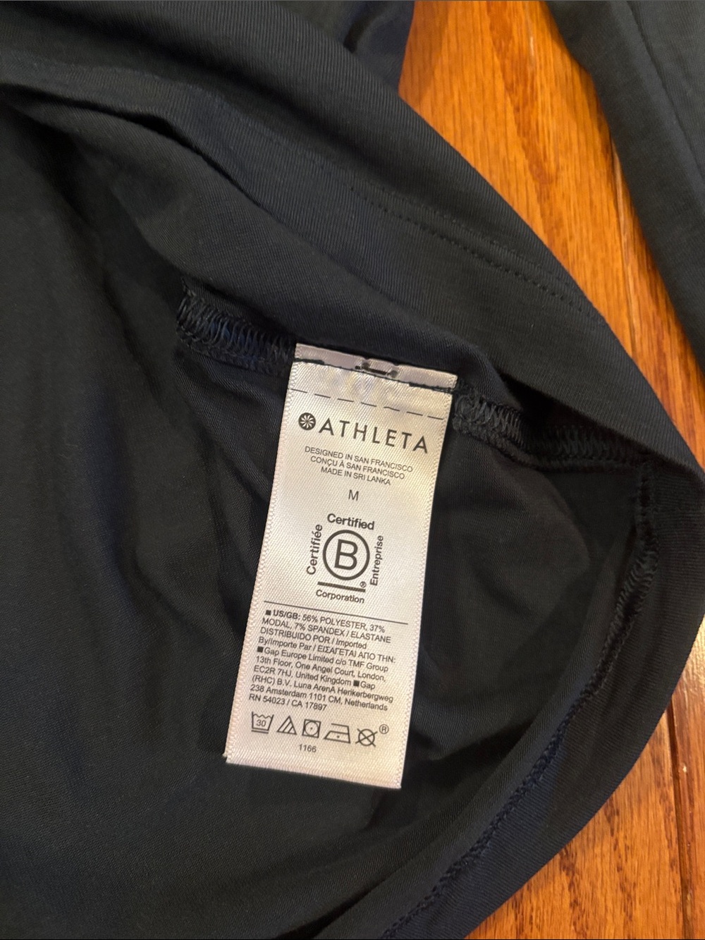 Athleta Dark Green/ Teal Move with Ease long sleeve - Picture 8 of 10